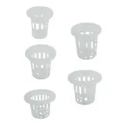 Achieve Organic Cultivation with 50Pcs of Transparent Mesh Pot Net Cup