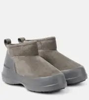 [Moon Boot] Moon Boot Luna Low suede snow boots UK 7.5 grey