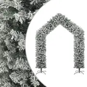 Christmas Tree Arch with Flocked Snow 270 cm vidaXL