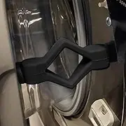 Washer Door Prop Removable Front Load Washing Machine Door Prop, Avoid Holdy Moldy to Prevent Odors for Washing Machine Drying Washer (Black)