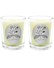 Qualitas Candles Clove Leaf Two Scented Beeswax Candle Set