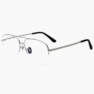 Cartier CT0256O 卡地亞品牌眼鏡｜時尚復古純鈦超輕雙槓飛行員個性半框眼鏡 男生品牌眼鏡框【幸子眼鏡】