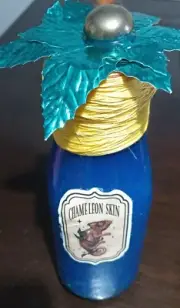 Handmade One Of A Kind Chameleon Skin Potion/Shaker Bottle