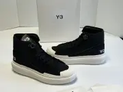Adidas Yohji Yamamoto Y-3 AJATU COURT HIGH H05621 Black Men Sneakers Sz 10