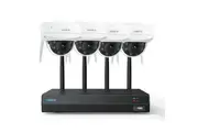 Reolink Smart 4K UHD Security System with Wi-Fi 6 Network, 5X Optical Zoom, IK10 Vandal-Proof, 12-Channel NVR with 2TB HDD, RLK12-843WV4