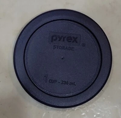 Pyrex 7202-PC Cobalt Blue Lid Replacement Storage Cover( 1 Pack) For 1 Cup Bowl