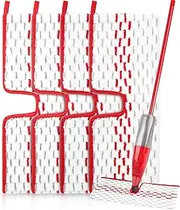 Bixury Pack of 4 Microfibre Mop Pads for Vileda 1-2 Spraymax Spray Mop - Replacement Cover Set, Reusable Cleaning Pads for Hardwood, Laminate, Ceramic Floors