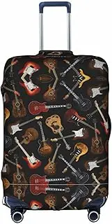 [FSCEV] Guitar Trolley Suitcase Protective Cover Business Travel Luggage Protector Fashion 18-32 Inch, white, XL