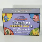 Cranium Booster Box 2 Expansion Set 800 Cards 4 Tubs Clay Vtg 2002 Fun Game New