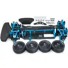 Rc 1/10 4WD Alloy Carbon Touring Car Frame Kit For TAMIYA TT01 TT01E Shaft Drive