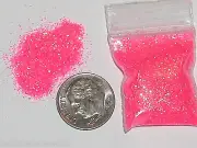 1 bag of Magical Sparkly NEON PINK *Fairy dust glitter for bottle dime size bag