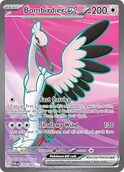 Pokemon - Bombirdier 234/182 - Paradox Rift - Full Art - Ultra Rare - Single Card