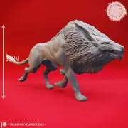Worg | TABLETOP SCALE | D&D TTRPG Monster Miniature | Yasashii Kyojin Studio