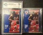 1991-92 Michael Jordan Fleer 29 2x Card Lot