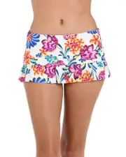 La Blanca Paradiso Ruffled Swim Skirt