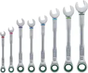 Bosch Home & Garden 8 Piece Spanner / Ratchet Combination Wrench Set (Ultimat...