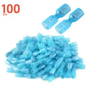 100pcs 16-14AWG Gauge Heat Shrink Wire Connectors Crimp Female Spade Terminals
