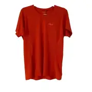 Rab Sonic Tee T Shirt Orange Short Sleeve Athletic Hiking Womens Size XL QBL-02