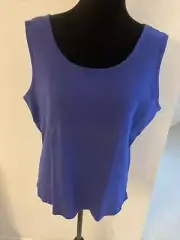 CHICO'S Design Women's Tank Top Sleevless Stretchy Size 3