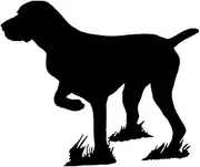 HaiRxr Car Stickers Labrador Dog Car Decoration Accessories Decals Creative (Color : Black, Size : 12cm*10cm)