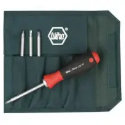 Wiha Multi-Bit Screwdriver, NumBits 3 28194 Wiha 28194 084705281940 Alloy Steel