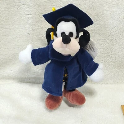 2000 Graduation GRAD NIGHT Goofy Walt Disney World bean bag Plush