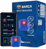 Oliver Barça GPS Tracker Powered by Sports-Cubre Espinillera App iOS Y Android para Jugar Mejor Y Prevenir Lesiones Football, Blue, Small