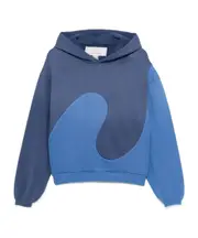 Swirl hoodie S,XS Cornflower Blue/Prussian Blue