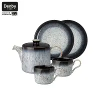 在飛比找momo購物網優惠-【DENBY】光環雙人午茶杯盤壺組