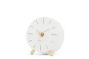 ANGELO White Silent Mantel Clock by One Six Eight London