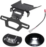 Tail Tidy License Plate Holder Compatible With DUKE 390 250 125 Duke Motorcycle Frame Rear Fender Eliminator LED Light 390Duke 250Duke(Item C)