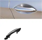 Car Exterior Door Handle Comfort Access Keyless Go Door Handle Compatible for BMW F10 F06 F07 F02 5 6 7 Series 520 528 535 GT 630 740 750i(Black Right Rear)