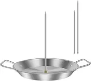 Vertical Skewer for Grill, BBQ Skewers Stainless Steel Stand 3 Sizes of Skewers for BBQ, Grill or Oven Kebabs, Sausage and Gyros