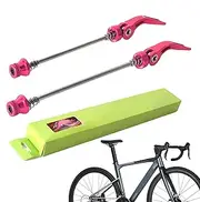 Nuytghr Quick Release Axle Skewer - Front and Rear Axles Replacement Lever Set | Aluminum Alloy Hollow Shaft Kit Replacement for Bike Wheel Hub