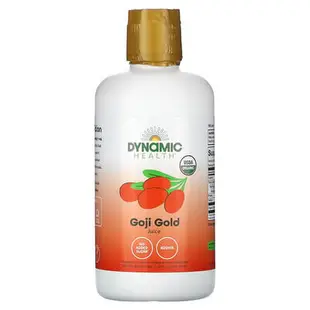 [iHerb] Dynamic Health Certified Organic Goji Gold, 全 Juice, 32 fl oz (946 ml)