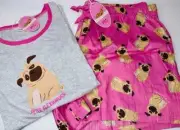 NWT PETER ALEXANDER LADIES PUG SHORT SET SIZE 3+ / AU 24 - 26