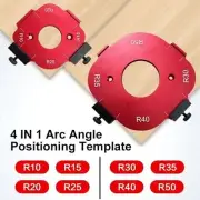 4 In 1 Arc Angle Positioning Template, Corner Radius Jig Router Template Tool HQ