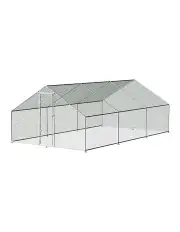 [i.Pet] Chicken Coop Walk In Cage 3mx6m in Silver