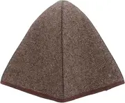 FOMIYES Wool Felt Sauna Hat - Thickened Bathing Cap for Men and Women, Heat Protection and Water Absorption, Lightweight and Breathable for Home Use