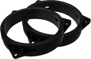 LALADEFIEE 2pcs Car Speaker Spacer Rings for Solid Mounting Bracket for Enhanced Audio System Sound Improvement Easy Installation
