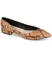 Kenneth Cole Reaction Women's Camelia Flats Brown Size 10 M