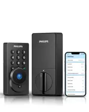 Philips WiFi Smart Keyless Entry Lock for Front Door, Alexa & Google, App Remote