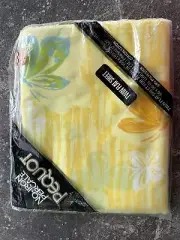 Pequot No Iron Percale Twin Fitted Bed Sheet Flutter Bye Butterfly New Vintage