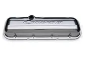 Proform Stamped Valve Covers Short Style with Baffle Chrome Big Block Chev