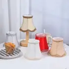 Jacquard Fabric Cloth Lampshade Retro Wall Lamp Cover Hotel