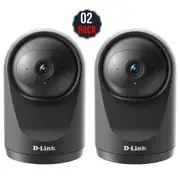 D-Link Compact Full HD Auto Tracking Pan & Tilt Wi-Fi Camera DCS-6500LHV2 2-Pack