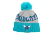 New Era Charlotte Hornets NBA Knitted Bobble Beanie (Turquoise) (One Size)