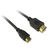 8ware RC-MHDMI-3 3m Mini HDMI to HDMI Cable with Ethernet 1.4V 3D HD 1080p Male to Male