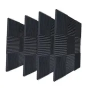 12 pack sound proof foam panels for walls,acoustic panels for black