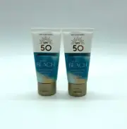 Bath & Body Works Sunscreen Lotion AT THE BEACH SPF 50 UVA/UVB - Set of 2